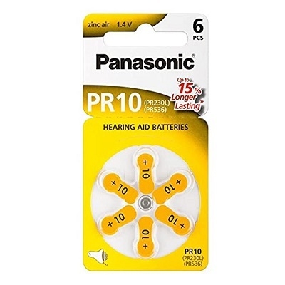 Panasonic Zinc Air 10 blister x 6