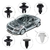 Fixadores para Carro Retentor Clipes Corpo Plástico Rebites - 100 peças - LED Automotivo