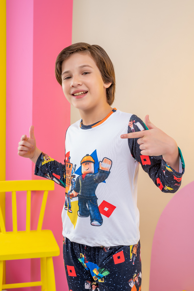 Pijama Infantil Roblox Turma