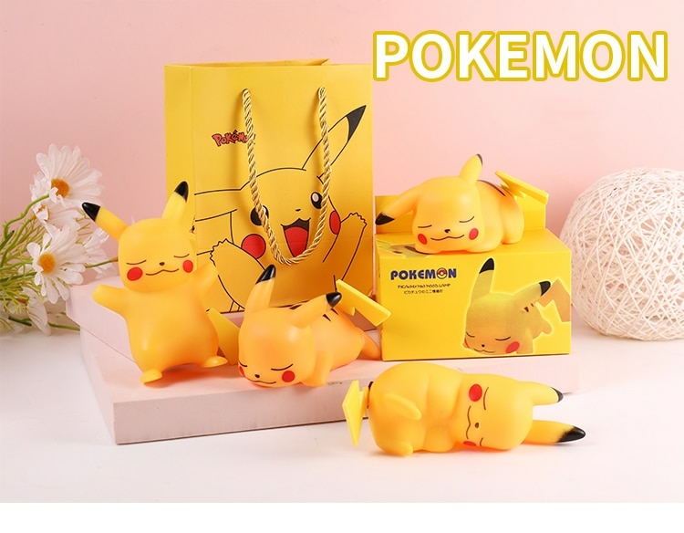 Pokémon Pikachu Luz noturna Brinquedos luminosos