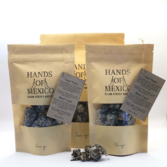 Copal Negro. Se utiliza para la limpieza energética, rituales de gratitud u ofrendas y para elevar la conexión espiritual. Tienda Sustentable. tulum, mexico