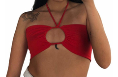 Top Strapless Estampados Y Lisos Mujer