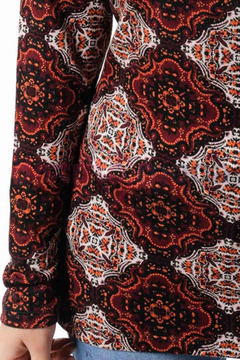 Remera Larga Estampada Modal Con Lycra en internet