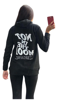 Buzo Frizado Mujer Con Estampa (unisex) en internet