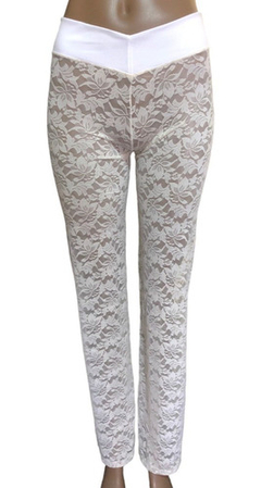 Calza Oxford Encaje Con Lycra - comprar online