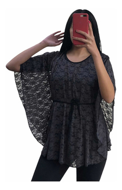 Remeron Mujer Encaje Manga Murciélago Remeron Encaje