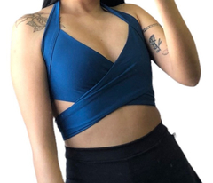 Top Cruzado Mujer Para Atar A Medida Jersey Set - comprar online
