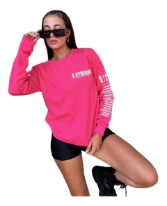 Buzo Mujer Rustico Con Estampa