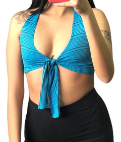 Top Brasilero Rayado Mujer Jersey Set