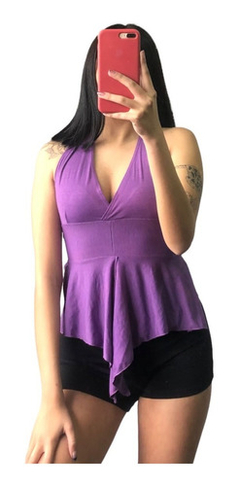 Top Largo Volado Mujer Varios Colores - comprar online