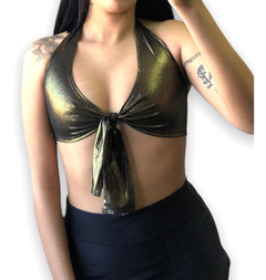 Top Brasilero Brilloso Mujer