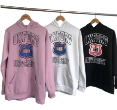 Maxi Buzo Unisex Capucha Estampado Oxford Oversize - comprar online