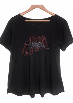 Remeron Mujer Sofia Con Strass Beso Modal Con Lycra en internet