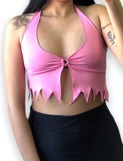 Top Con Tiritas Para Atar A Medida Dama Jersey Set - comprar online