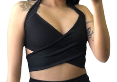 Top Cruzado Mujer Para Atar A Medida Jersey Set