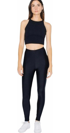 Calzas Leggins Lycra Tricot (super Gruesa) Negro Opaco