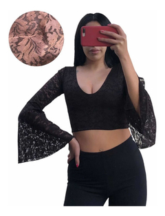 Top Bolero Mujer Manga Larga Oxford Busto Forrado en internet