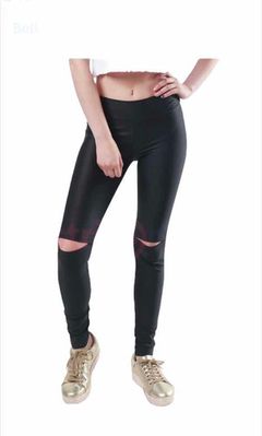 Calzas 100 % Lycra Leggins De Mujer Con Rotura en internet