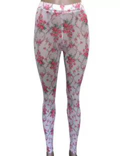 Calza Tull(transparente) Estampado