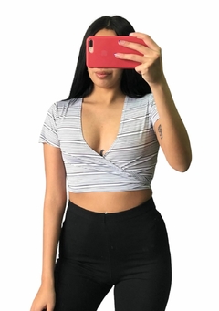 Top rayado multiforma