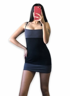 Vestido combinado