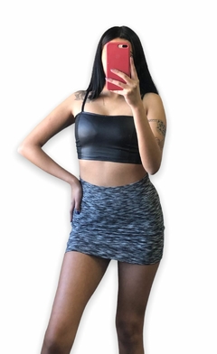 Pollera Tubo Micro Estampado (c-lycra) - comprar online