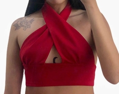 Top cruzado crep - comprar online