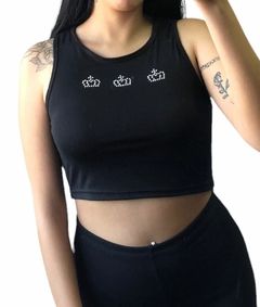 Top musculosa Strass Coronitas