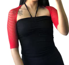 Top bolero mangas 3/4 red - comprar online