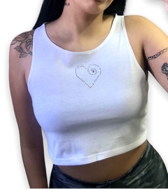Top musculosa Strass Corazon en internet