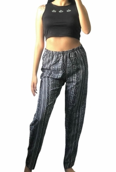 Pantalon fibrana varias estampas - comprar online