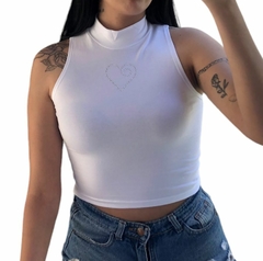 Top media polera strass varios diseños - Bella Hechicera                                                                                                      