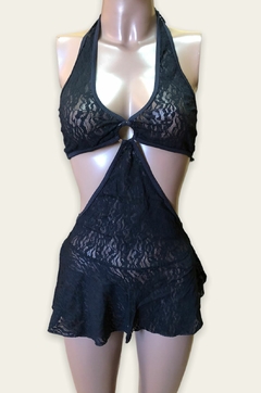 Trikini vestido encaje varios colores