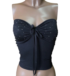 Top strapless strass - comprar online