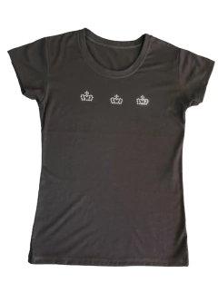 Remera strass coronitas