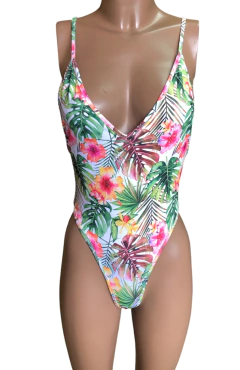 Top bretel estampado
