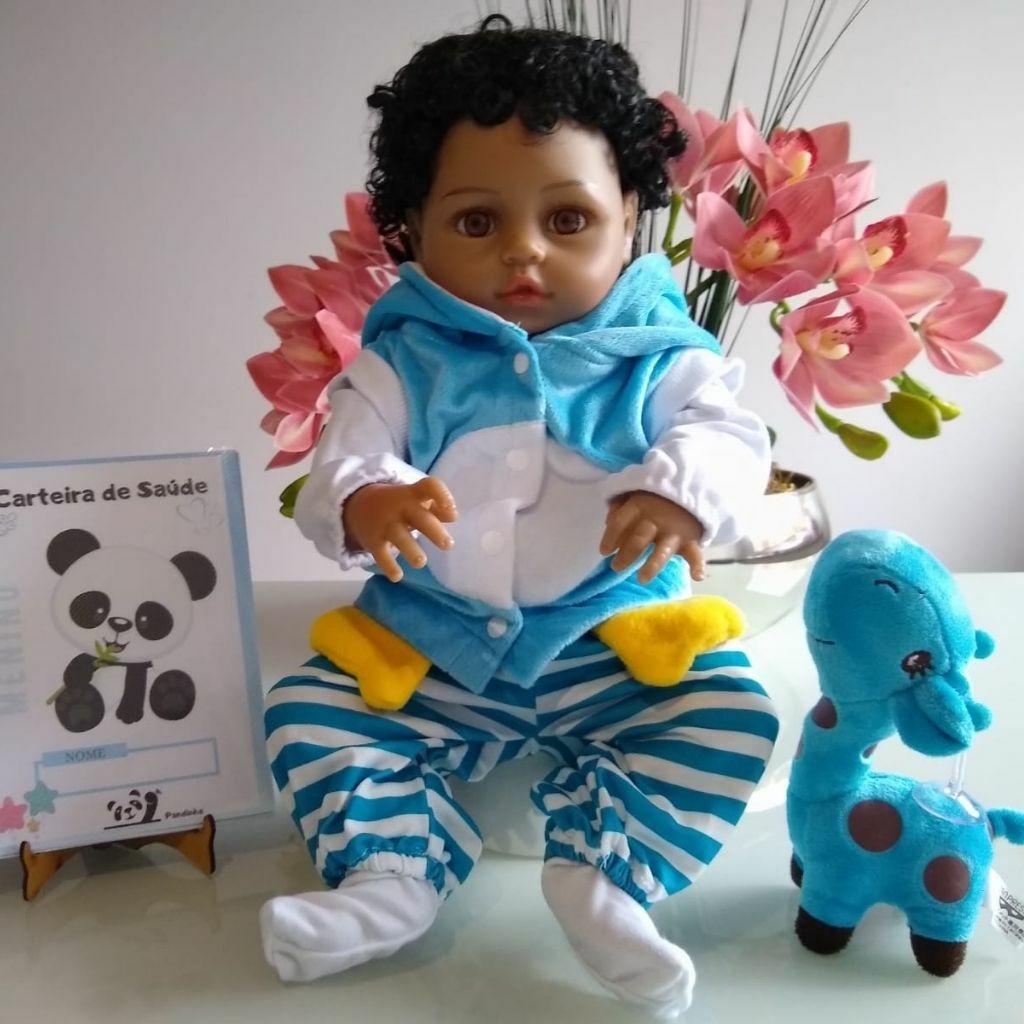 Arthur Bebe Reborn Masculino ® + Chupeta, Mamadeira e Certidão