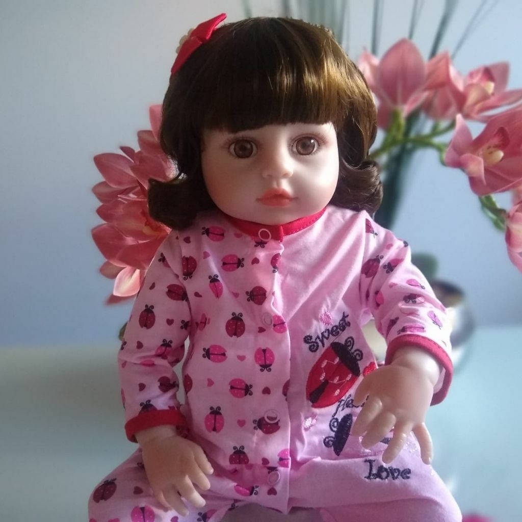 Bebê Reborn Realista Silicone Valentina