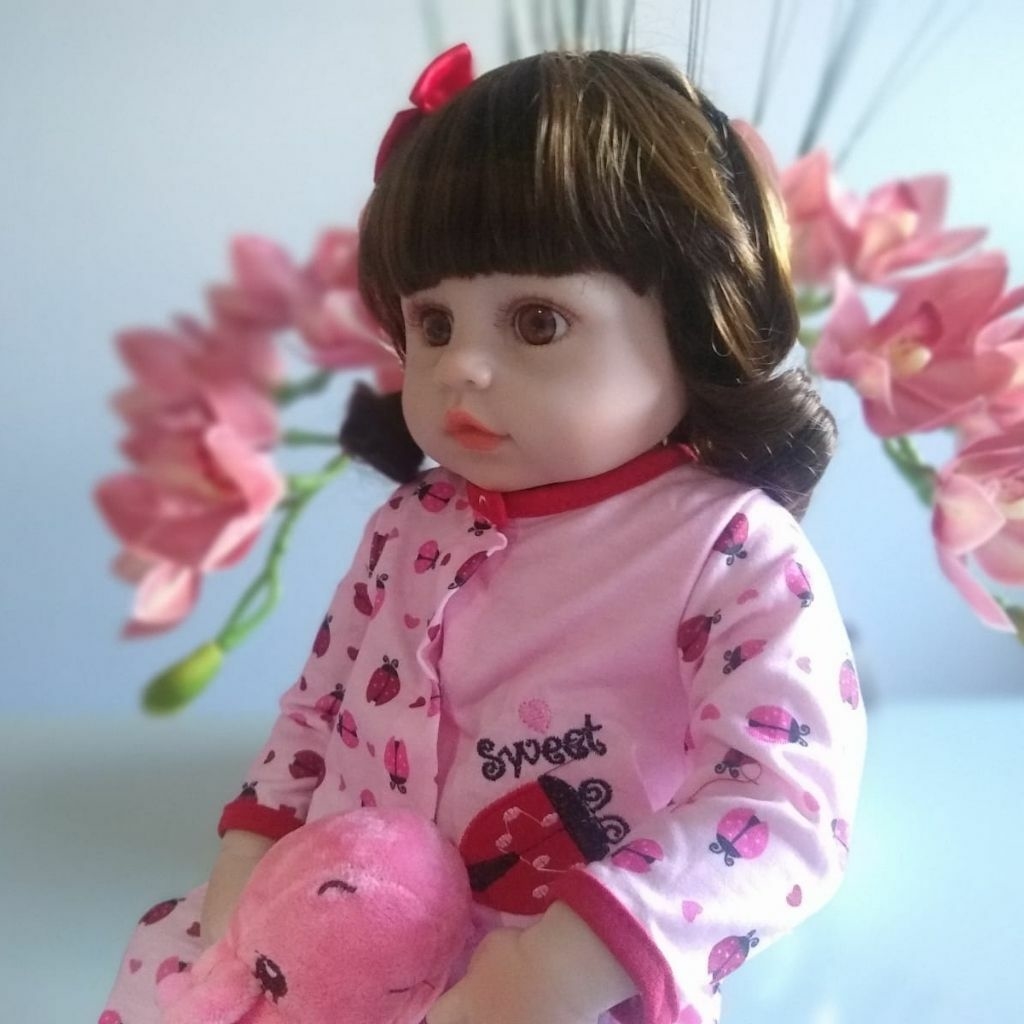 Bebê Reborn Realista Silicone Valentina