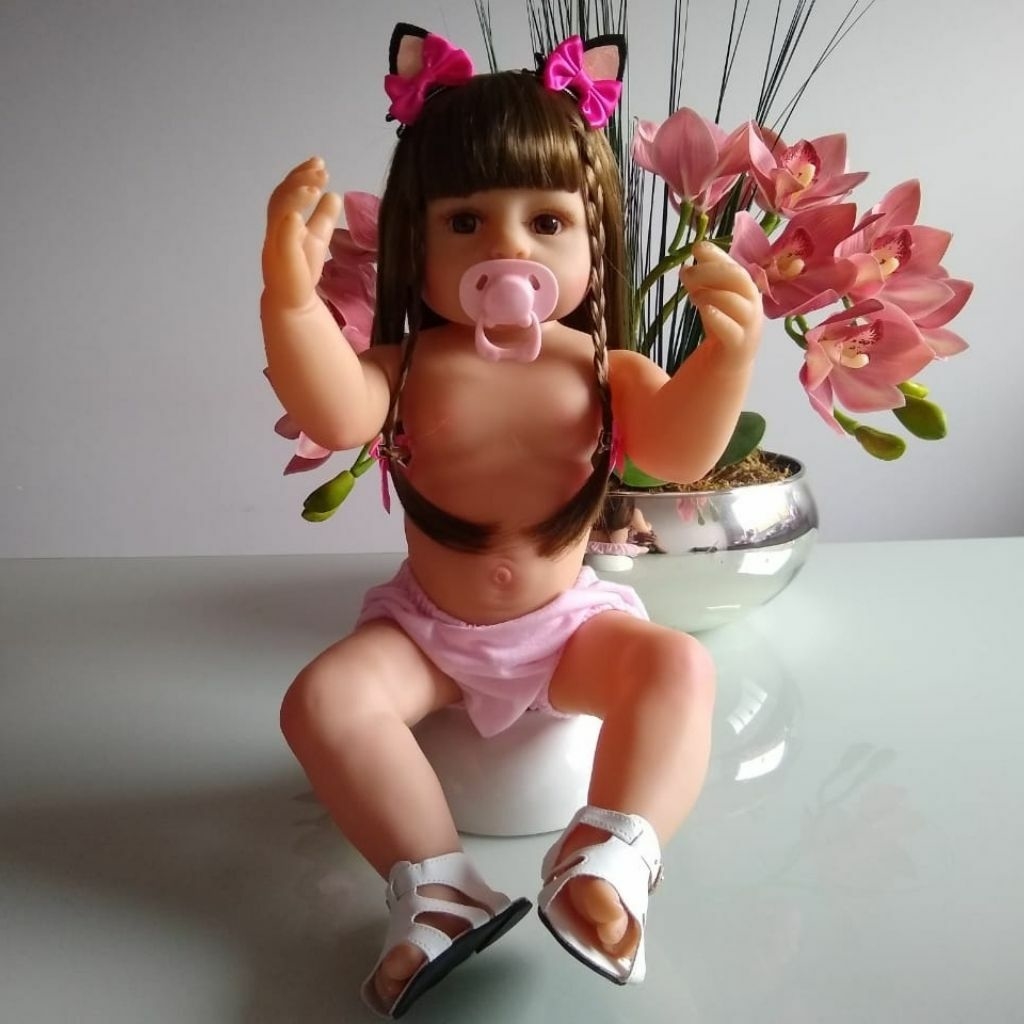 Bebe Reborn Realista, Recém Nascida Muito Real, Feita A Mão - Ana dolls -  Boneca Reborn - Magazine Luiza