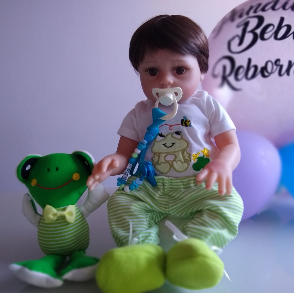 Roupinhas para Boneca Bebê Reborn Conjunto Listras