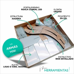MÉNSULA MEDIANA + LAMPARA DINAMIC - tienda online
