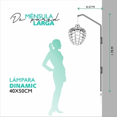 MÉNSULA LARGA + LÁMPARA DINAMIC