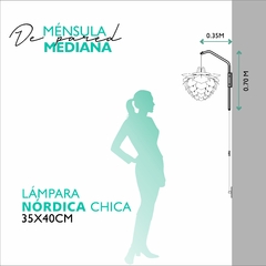 MÉNSULA MEDIANA + LÁMAPARA NÓRDICA CHICA