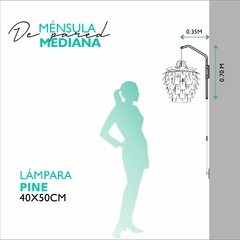 MÉNSULA MEDIANA + LÁMAPARA PINE