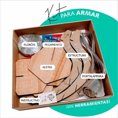 MÉNSULA LARGA + LÁMPARA NÓRDICA GRANDE - comprar online