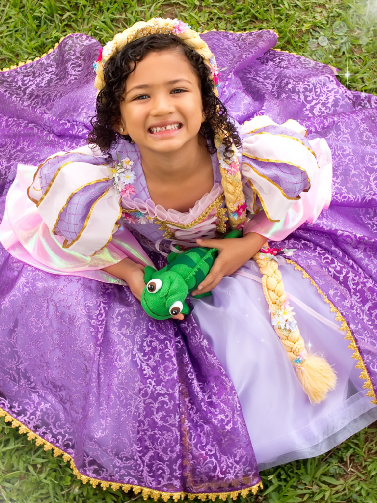 Vestido Princesa Rapunzel