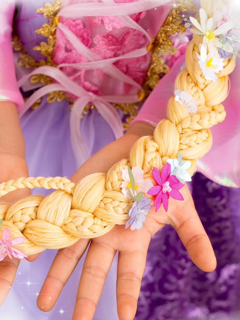 Tiara Trança Princesa Rapunzel