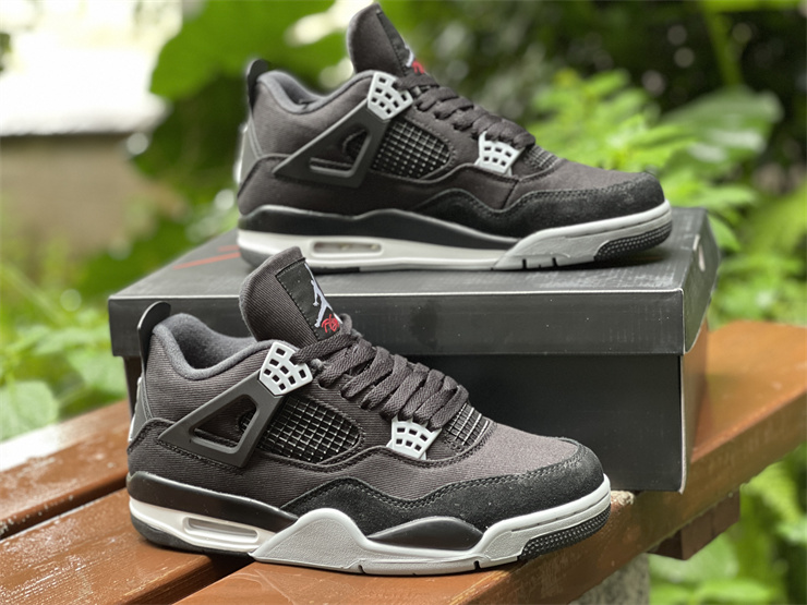 nike jordan 4 black and white