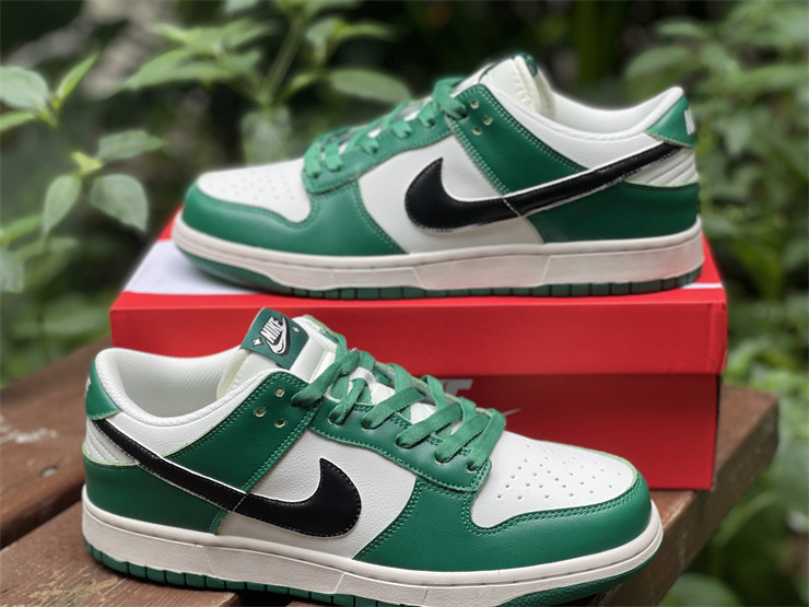 nike green dunk lows